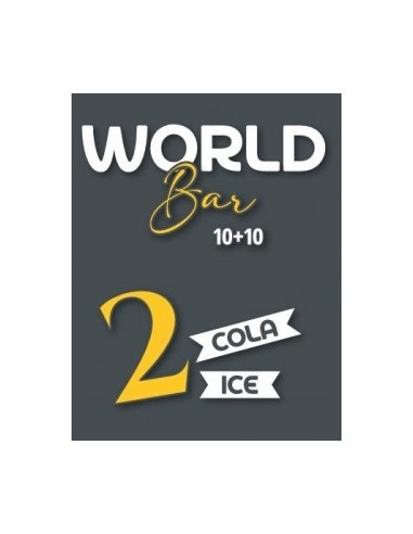 2 World Bar Aroma Cola Ice 10+10