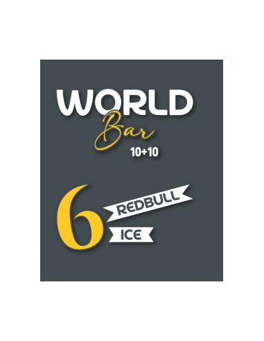 6 World Bar Aroma Redbull Ice 10+10
